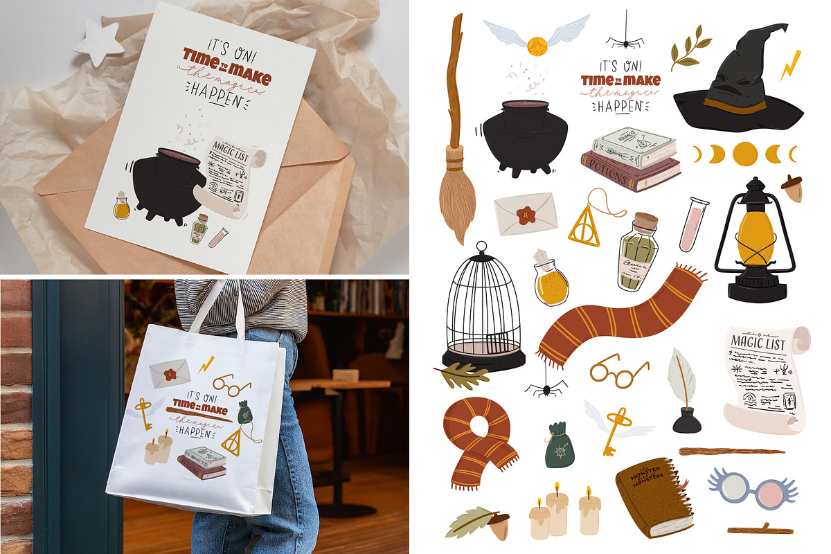 Botany & Halloween mystery BUNDLE, a Decorative Illustration by Ruslana Lubenets (Photo 8 of 47)