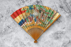 Old Japanese folding fan, an Arts & Entertainment Photo by BOOCYS