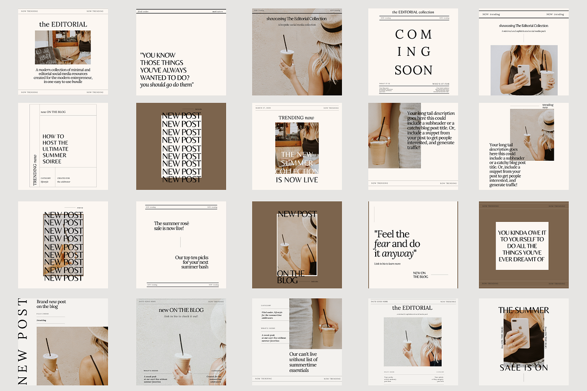 Editorial Instagram Template, a Device Mockup by Le Maison Bohem (Photo 8 of 11)