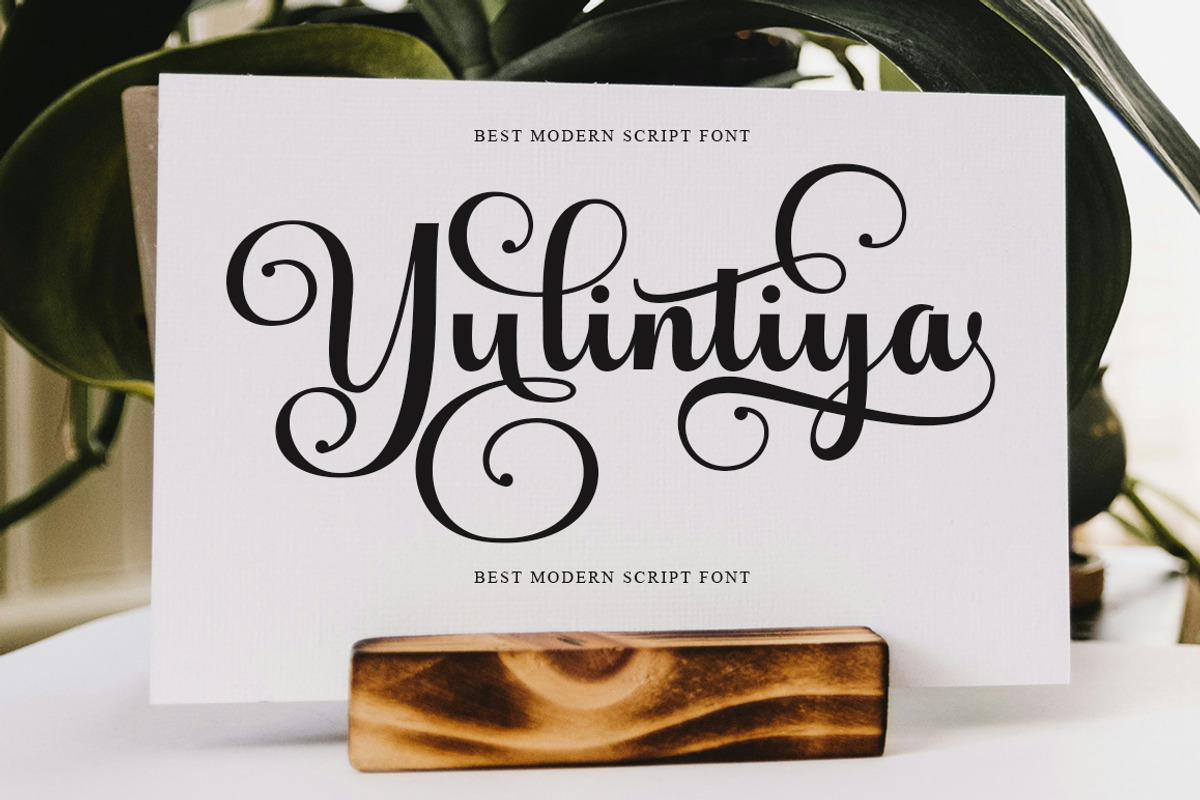 Andelintia, a Script Font by IM Studio (Photo 6 of 9)