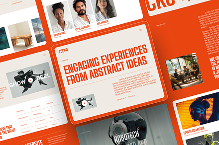 Zucko Studio Framer Template, a Landing Page Template by Saidmakhmud