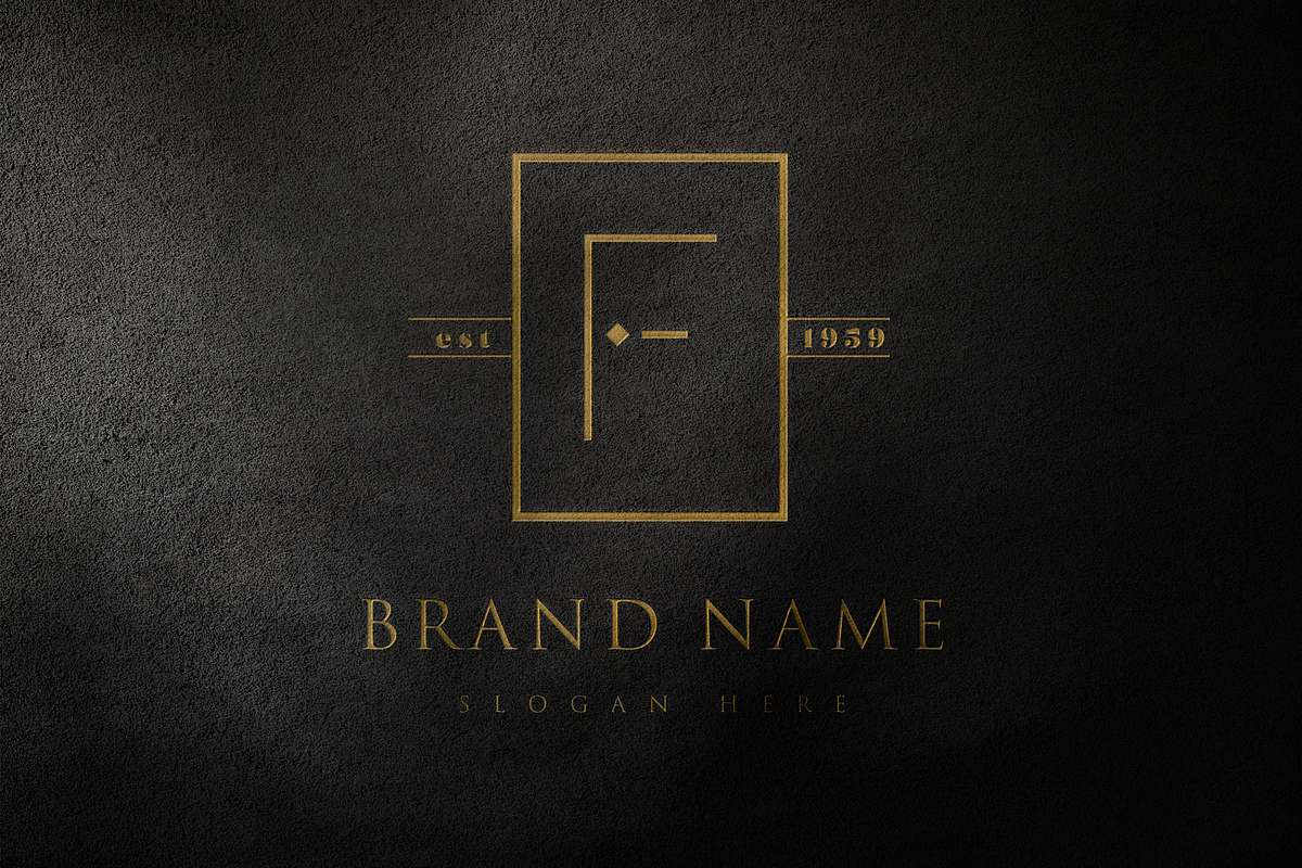 F letter MINIMAL VINTAGE LOGOS, a Branding & Logo Template by Hamed Studio (Photo 4 of 6)