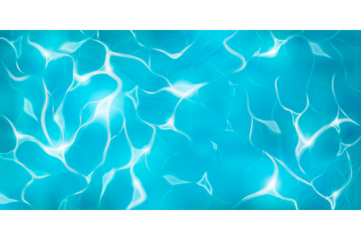 Blue pool water background. Ocean, a Texture Illustration by art PVP - market (Photo 1 of 3)