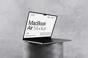 MacBook Air Mockup PSD, a Mac Mockup by Feel This (Thumbnail 1 of 2)