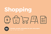 Shopping Icons — Pixi Line, an Outline Icon by Scott Dunlap (Thumbnail 1 of 9)