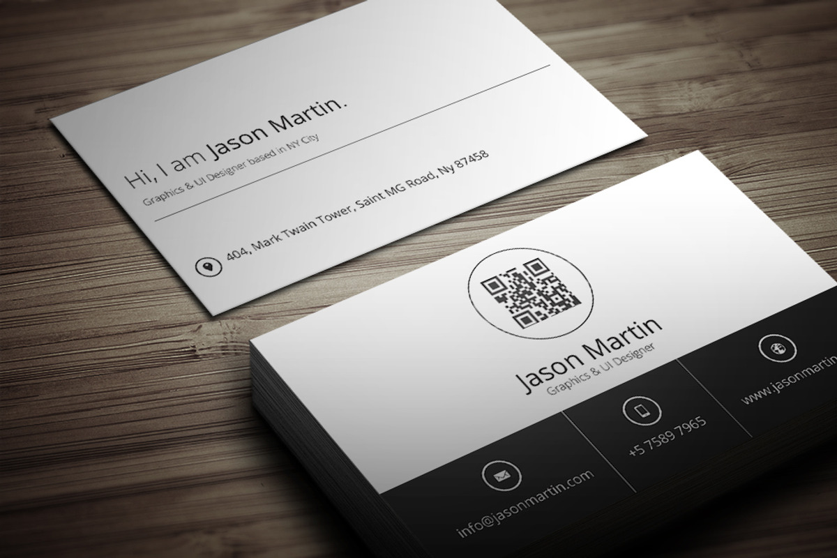 Pretty Simple Metro Business Card, a Business Card Template by bouncy (Photo 2 of 4)