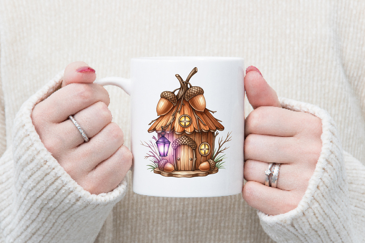 Magical Fall PNG, Halloween PNG, an Illustration by Watercolor design (Photo 3 of 3)
