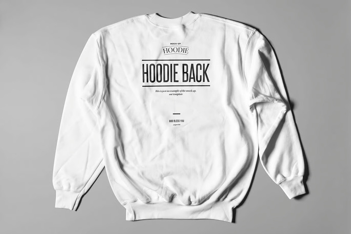 Crewneck Sweater Mock-up, a Shirt Mockup by zippypixelstudio (Photo 3 of 7)