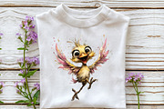 Whimsical Easter Bird Clip-art, an Illustration by OK Design (Thumbnail 6 of 6)