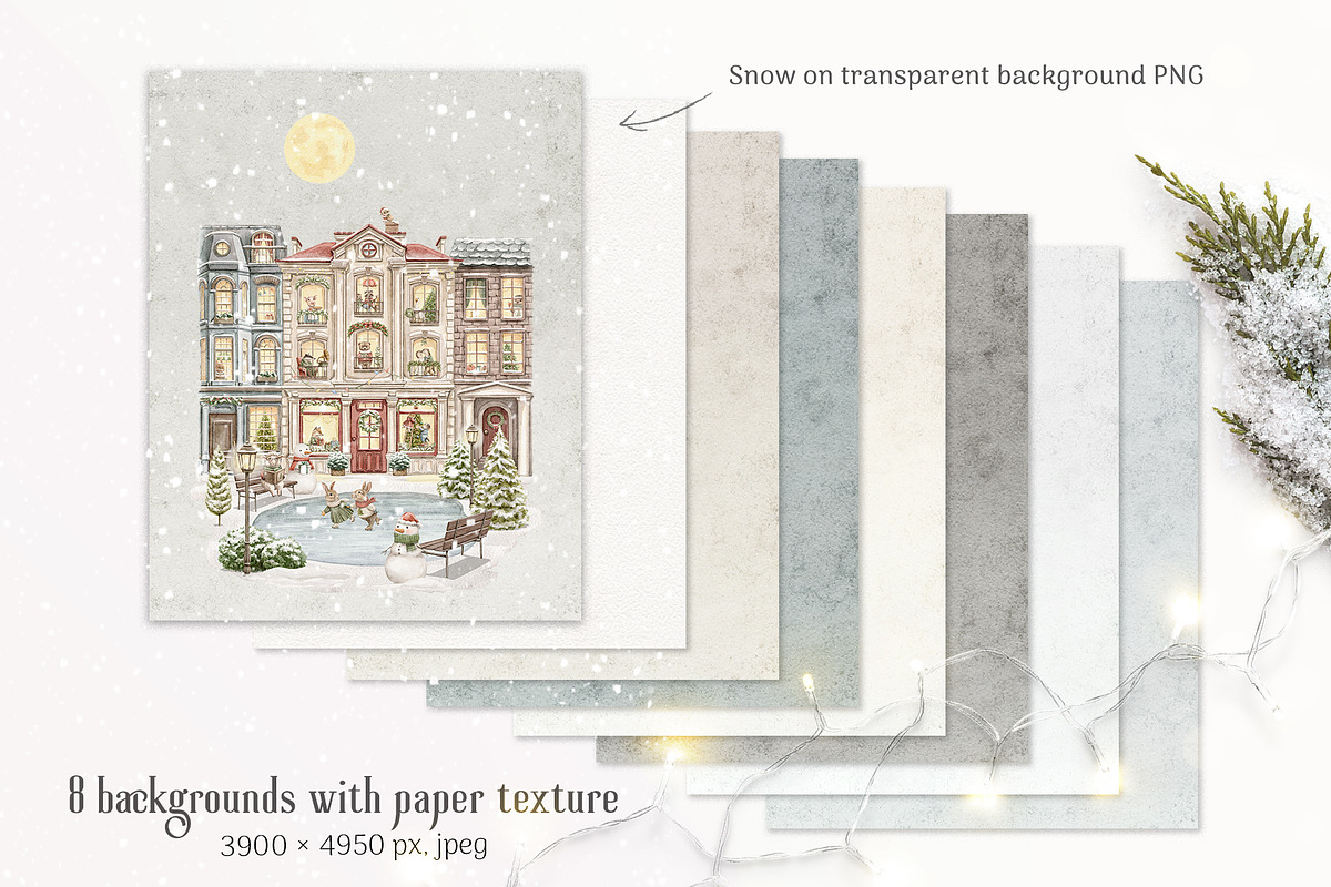 The Christmas town, an Animal Illustration by Mimomy (Photo 11 of 14)