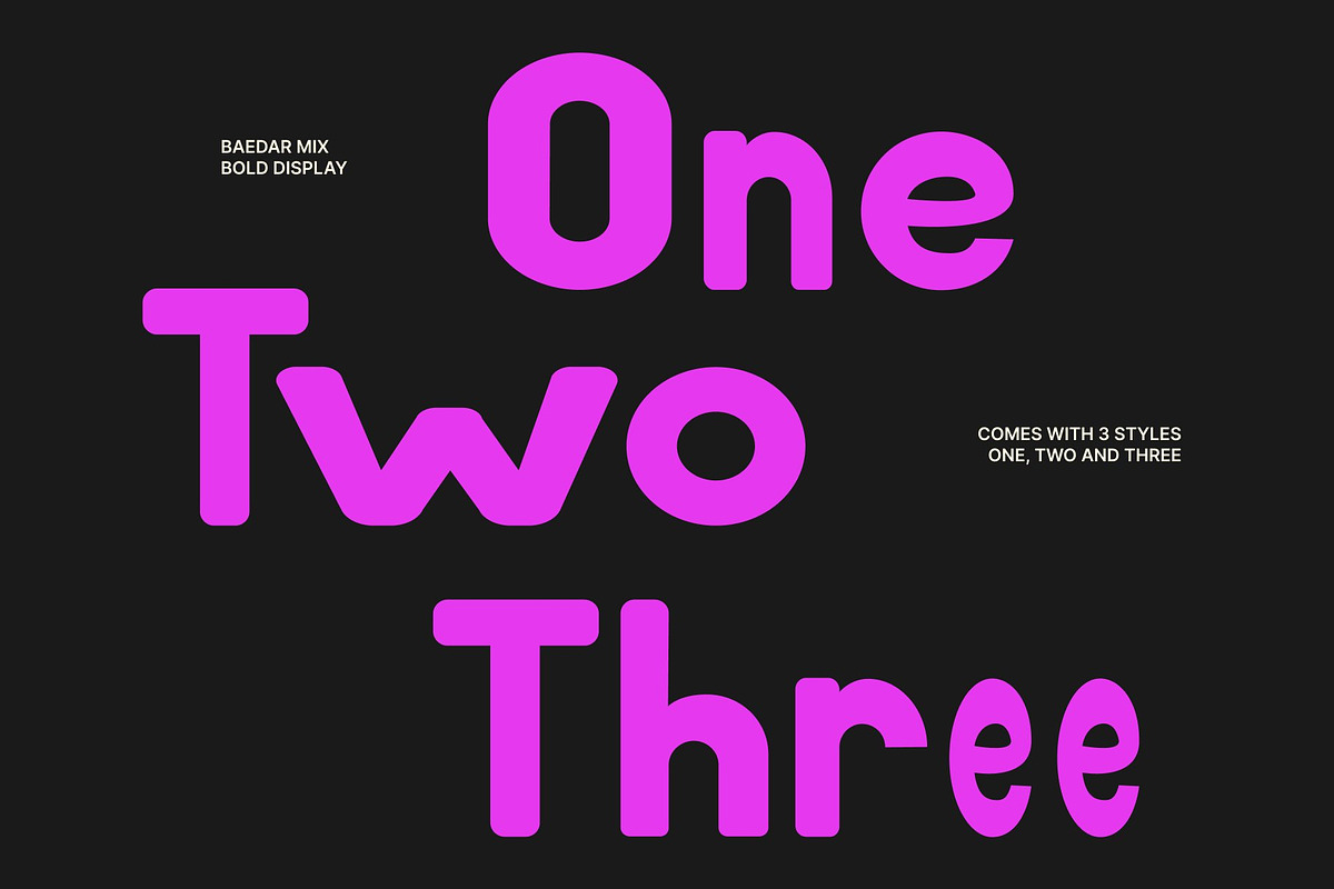Baedar Mix, a Sans Serif Font by Craft Supply Co. (Photo 2 of 8)