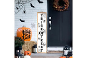Halloween Porch Sign SVG PNG, an Object Graphic by Digi_Design_World (Thumbnail 4 of 10)