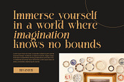 Bagina Elegant Serif Font, a Serif Font by Perfectype (Thumbnail 7 of 8)