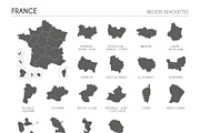 Region Silhouettes of 88 countries, an Education Illustration by asantosg (Thumbnail 7 of 19)