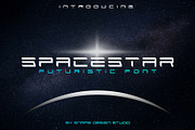 Spacestar - Futuristic Font, a Font by Snape Design Studio (Thumbnail 1 of 6)