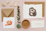 Valentine's day Clipart. Animals., an Animal Illustration by sheincar (Thumbnail 5 of 7)