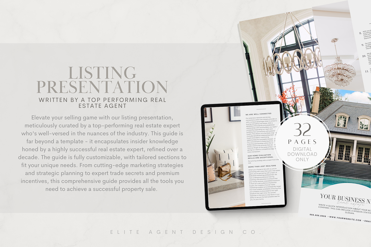 Listing Presentation, a Templates & Theme by eliteagentdesignco (Photo 1 of 6)