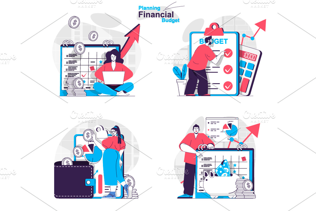 Flat Design Concept Illustrations, a Finance Illustration by alexdndz (Photo 25 of 42)