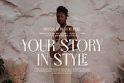 Glamor Elegant Serif Font, a Serif Font by Graphicxell (Thumbnail 4 of 8)