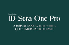 ID Sera One Pro - Playful Vintage
