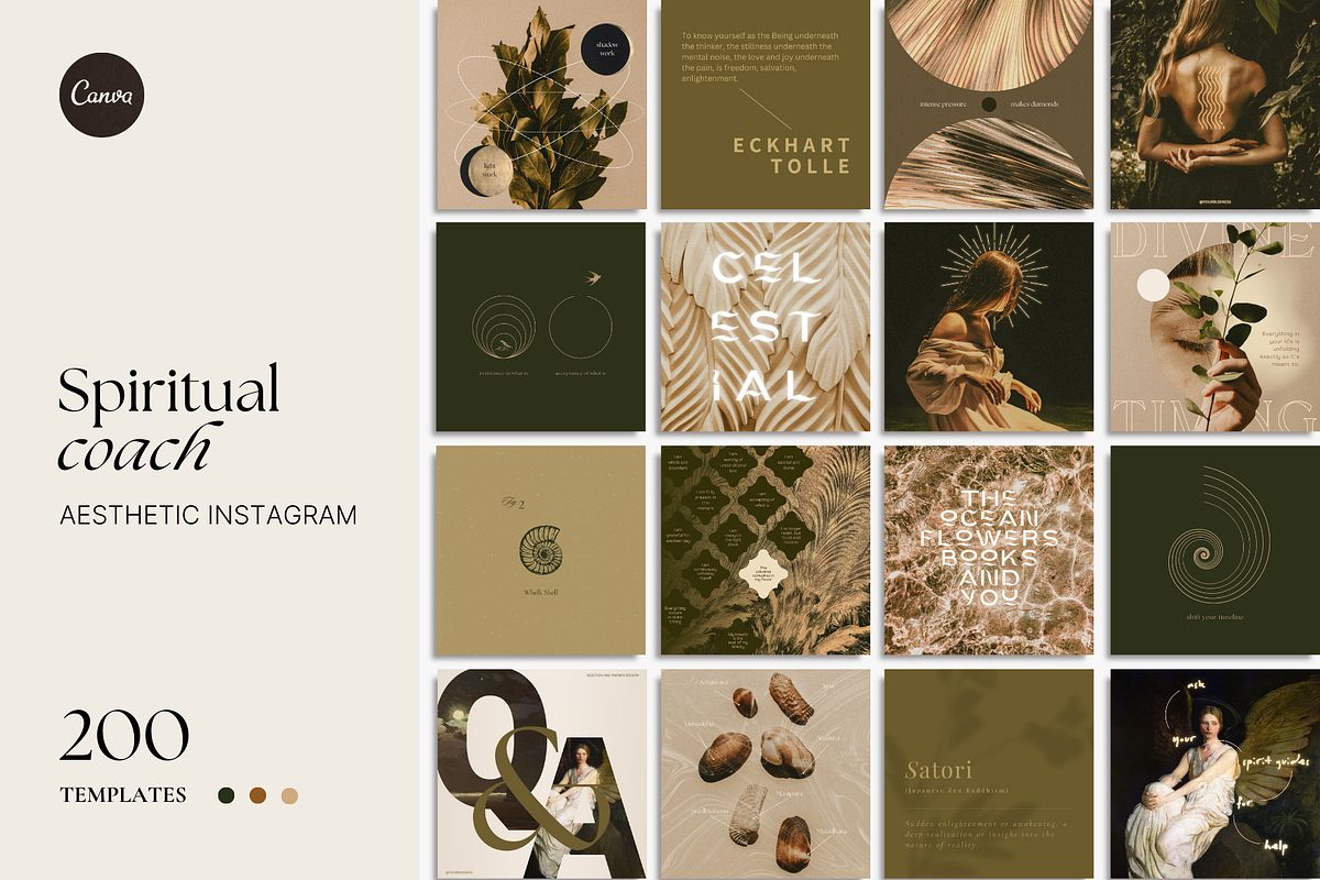 Spiritual Coach Social Media Bundle, a Social Media Template by The Flossy Finch (Photo 19 of 19)