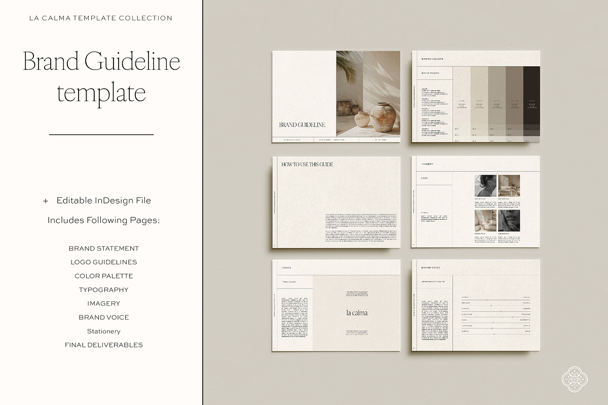 La Calma - Brand Guideline Template, a Presentation Template by Alubia design (Photo 1 of 4)