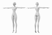 Stylized Girl Abby Shape Mesh, a Characters & Person 3D Model by VK Studio (Thumbnail 5 of 16)