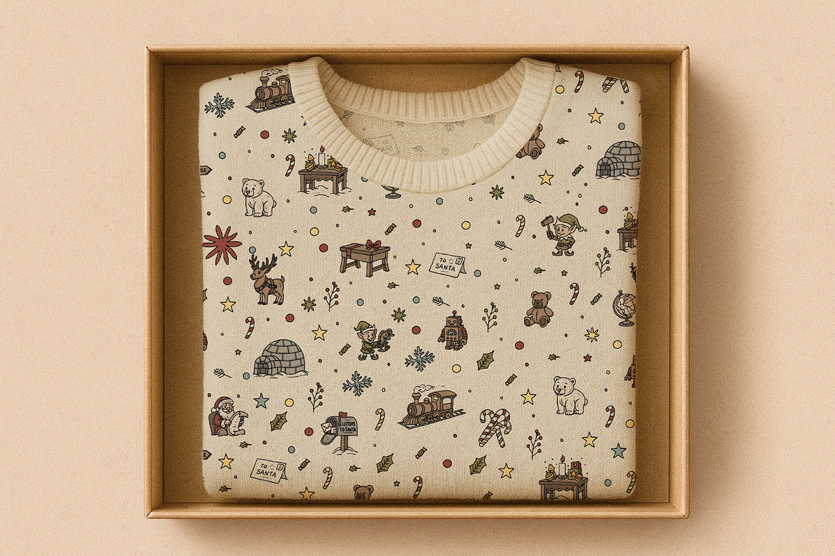 Hand-Drawn Santa’s North Pole vector, an Illustration by MEANDSTUDIO (Photo 9 of 9)