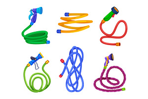 Watering hoses. Agricultural or, an Object Illustration by Onyx