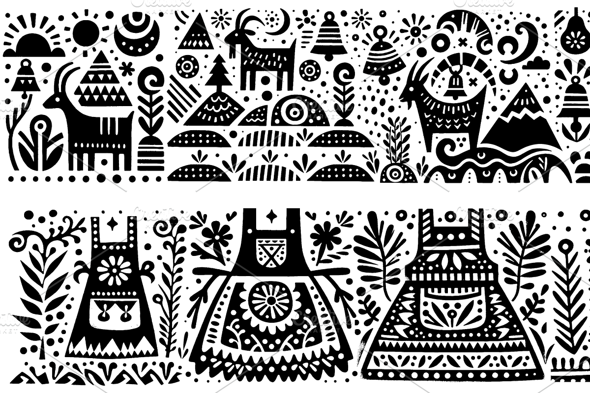 Vintage Gardening Folk Art, a Decorative Illustration by devastd (Photo 23 of 28)