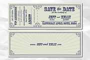 Carnival Theme Wedding Save the Date, an Invitation Template by CreativeDolan (Thumbnail 2 of 2)