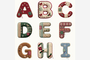 Cozy Christmas Sweater Alphabet PNG, a Seasonal Illustration by Tanya Kart (Thumbnail 6 of 6)
