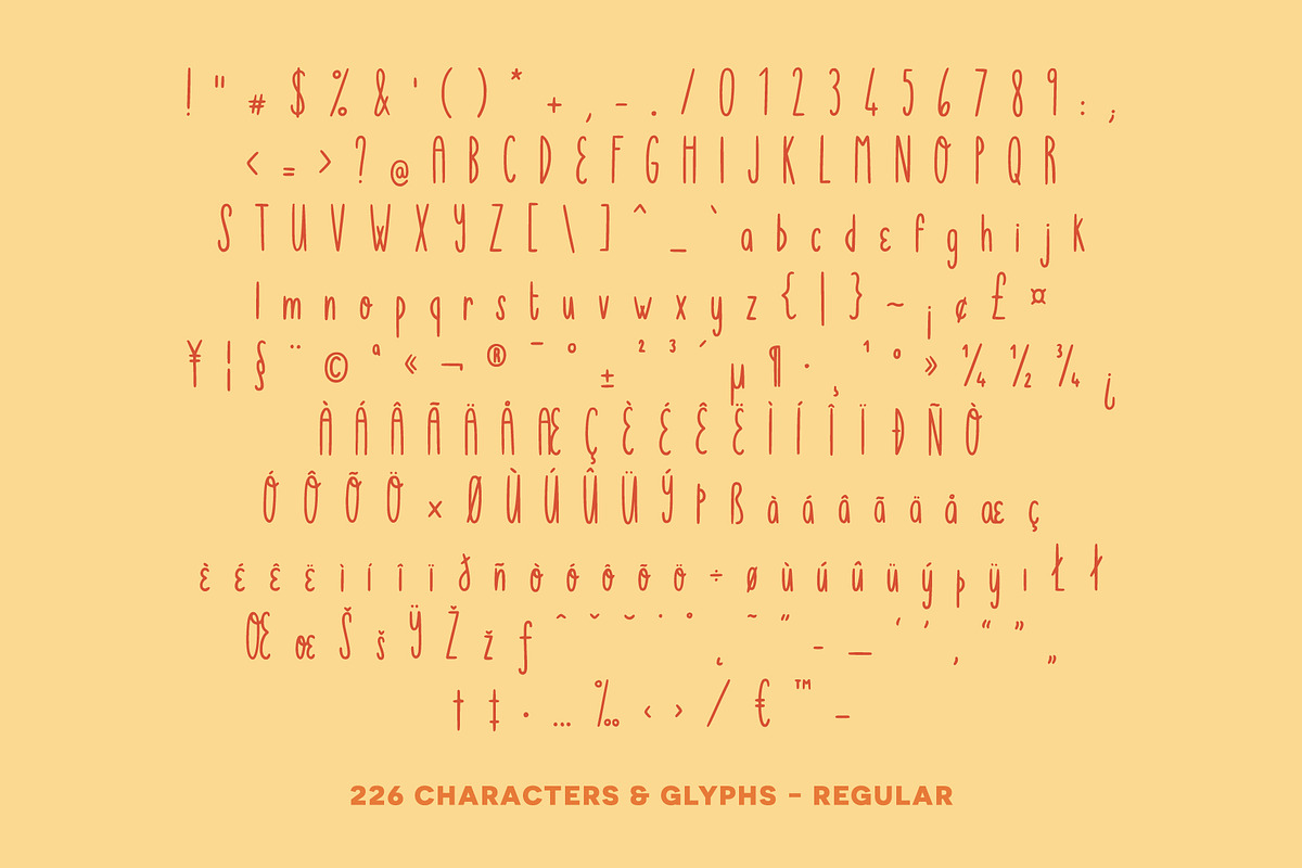 Sweet Summer handwritten fonts preview 5