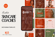 Skincare coach - Instagram Templates, a Social Media Template by My Template Studio (Thumbnail 1 of 25)