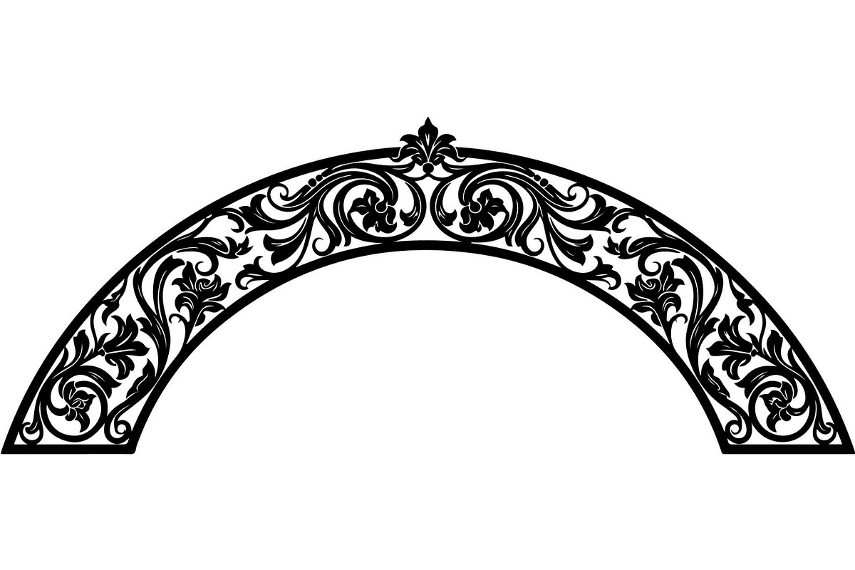 Islamic Arch Ornament Set, an Object Graphic by Designer_Momina (Photo 3 of 18)
