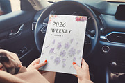 2026 Weekly Planner, a Stationery Template by Designmela01 (Thumbnail 3 of 6)