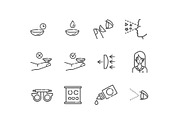Contact Lenses Icon Set, an Object Graphic by Tettygreen (Thumbnail 3 of 3)