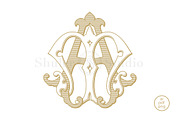 AM Monogram MA Monogram, an Illustration by Shuler Studio (Thumbnail 2 of 6)