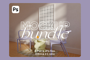 Frame Mockup Bundle KAIA, a Print Template by Bonumo
