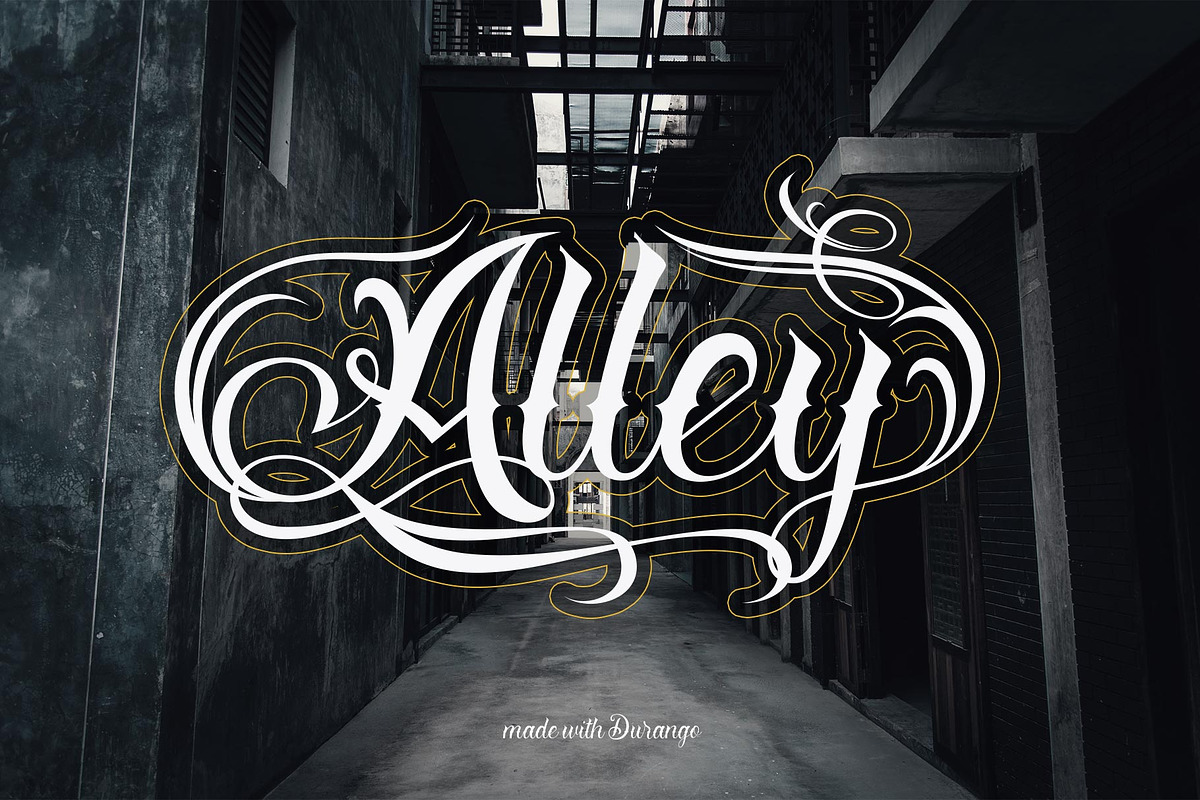 Durango Typeface, a Script Font by alit design (Photo 14 of 15)