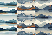 8 Serene Loch Seamless Patterns, a Pattern Graphic by Inknfolly (Thumbnail 3 of 6)