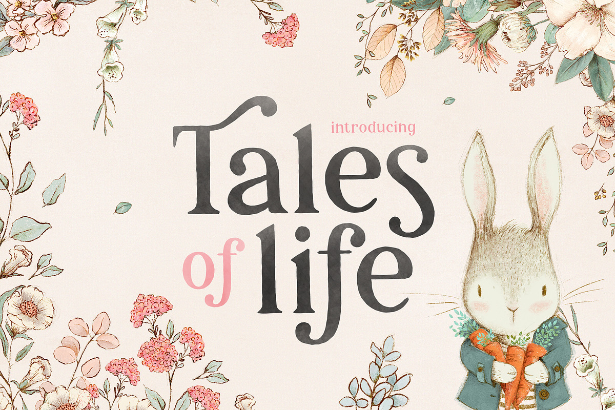 Tales of Life Font, a Serif Font by Lollipop Hand Drawn (Photo 1 of 8)