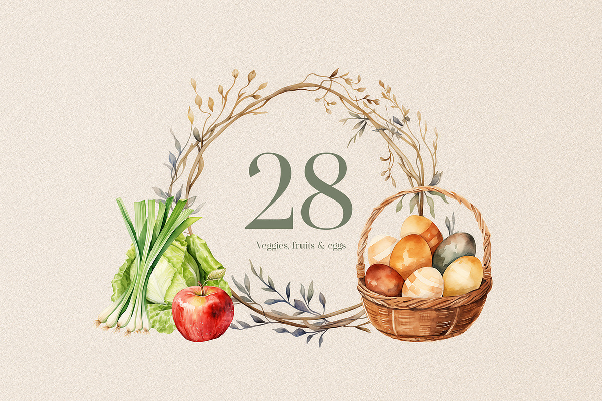 125 Spring Easter PNG Illustrations, a Seasonal Illustration by Graphicdome (Photo 13 of 16)