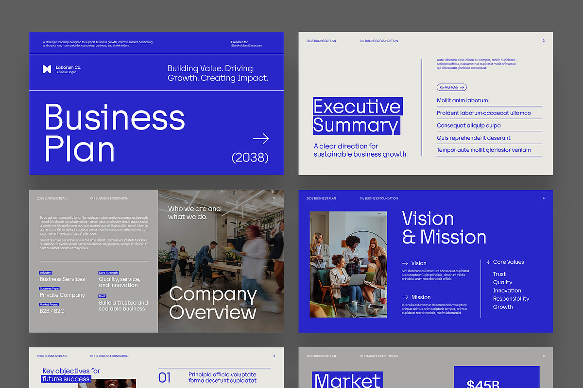Business Plan Presentation Template, a Presentation Template by BrandPacks (Photo 7 of 7)
