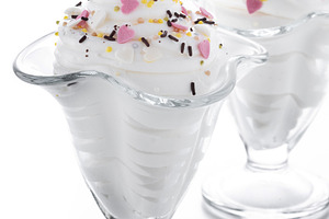 Whipped Cream Delight with Sprinkles, a Food & Drink Photo by etorres69