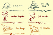 25+ DUNCE Comic Procreate Brushes, a Brush Add-On by Georg's Procreate Brushes (Thumbnail 6 of 15)
