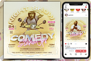 Comedy Event Flyer, a Flyer Template by regalDRAW (Thumbnail 1 of 3)