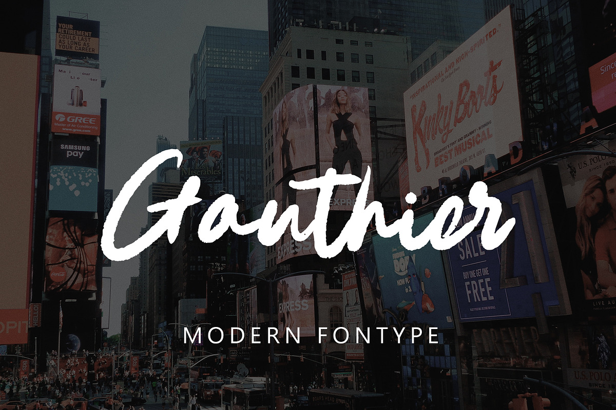 Gauthier, a Handwritten Font by HaKi Studio (Photo 1 of 5)