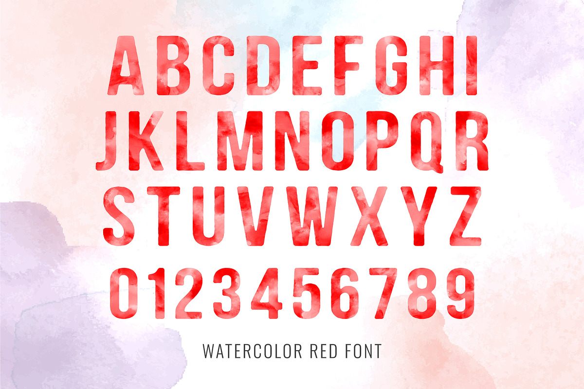 Watercolor Font family, a Font by Font Craft Studio (Photo 9 of 9)