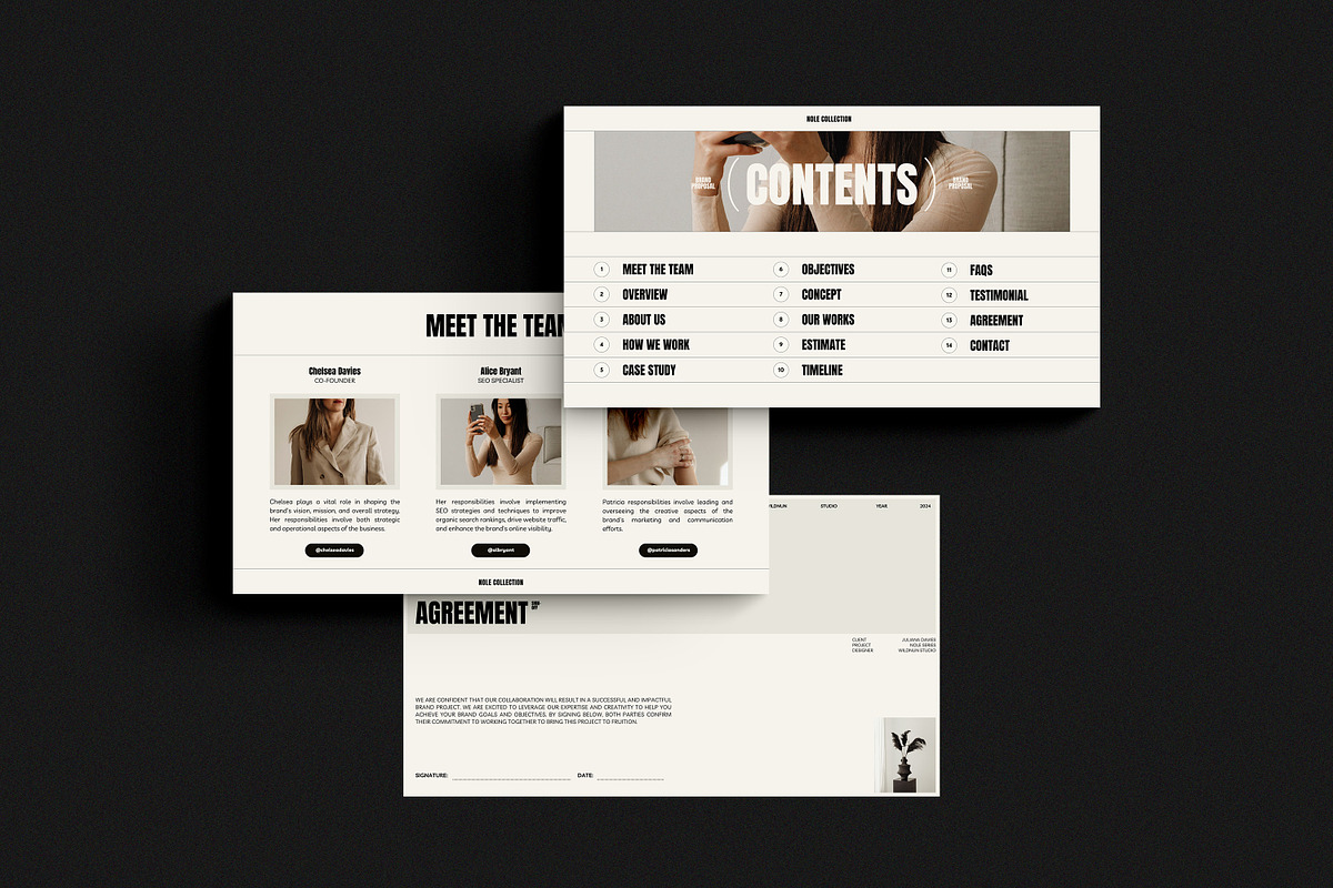 NOLE / Brand Proposal, a Presentation Template by Wildnun Studio (Photo 5 of 16)